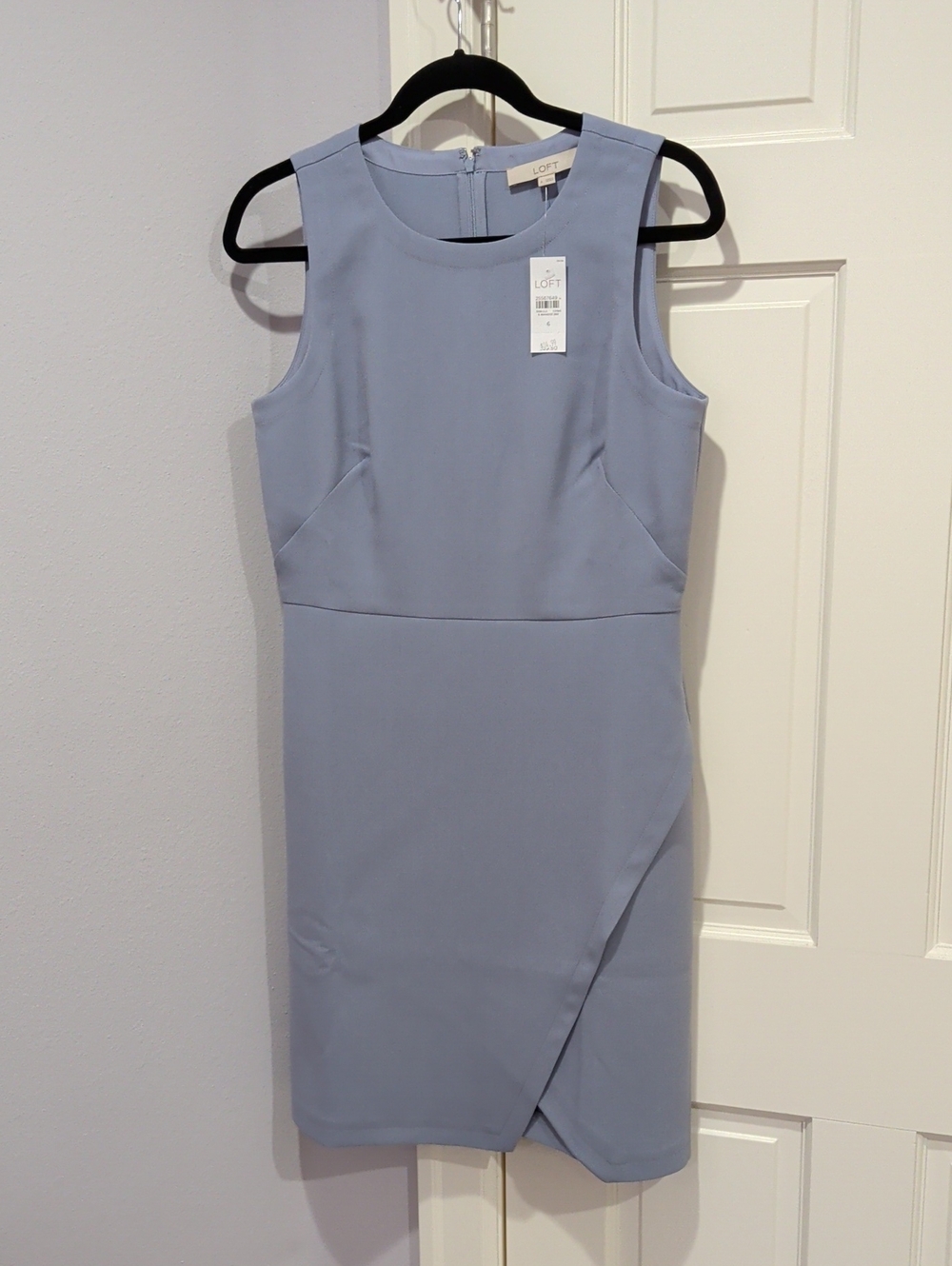 LOFT Sleeveless Mini Dress Blue/Gray - NWT